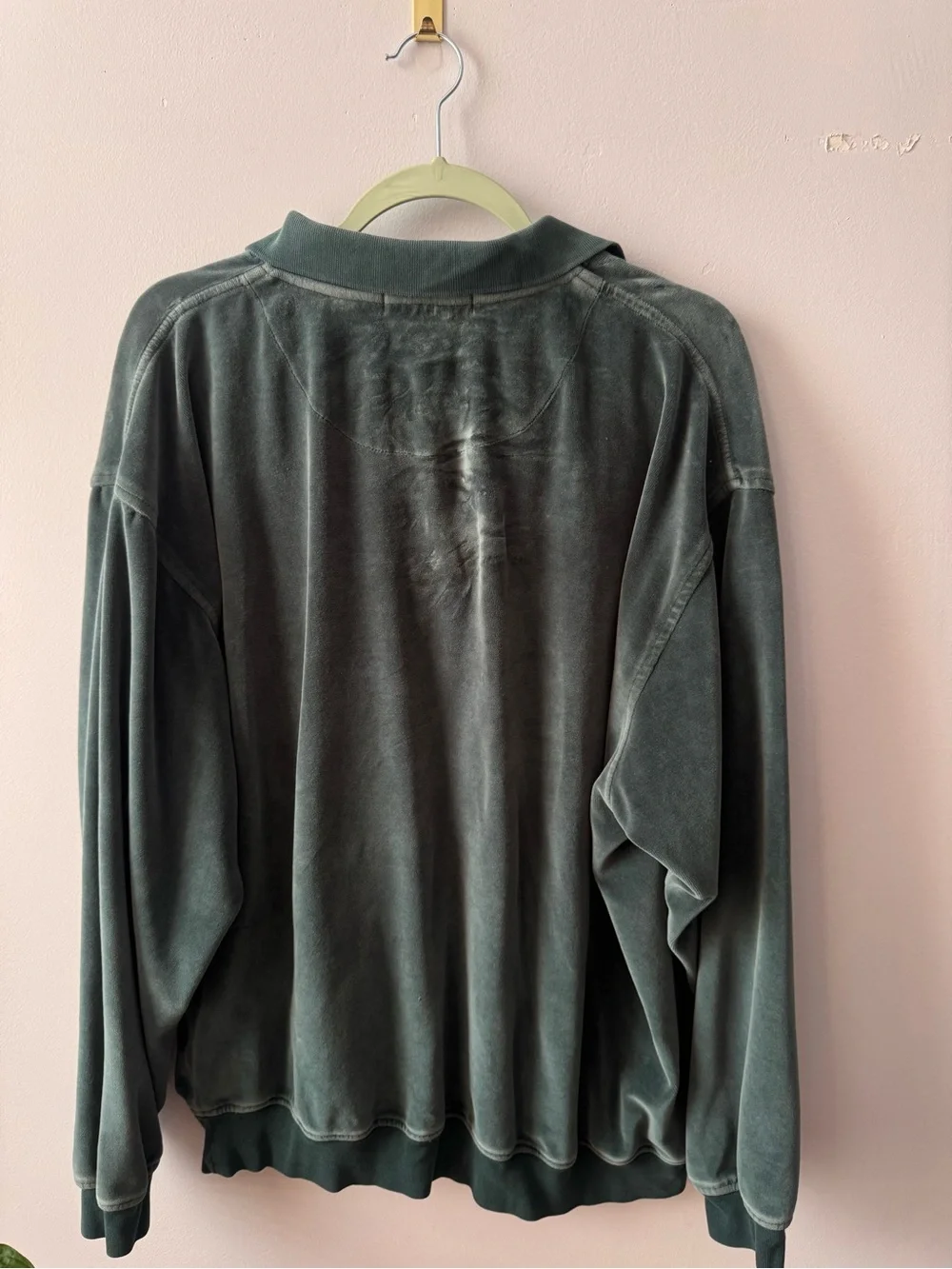 Vintage Savile Row Velour Long Sleeve